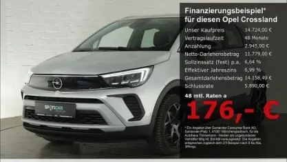 Gebraucht Opel Crossland Elegance 110 PS (80 kW) 2023 Silber SUV