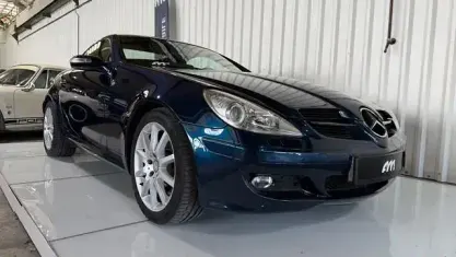 Gebraucht Mercedes SLK350 272 PS (200 kW) 2005 Blau Cabrio