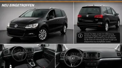 Gebraucht VW Sharan Cup 177 PS (130 kW) 2015 Deep black perleffekt Van / Kleinbus