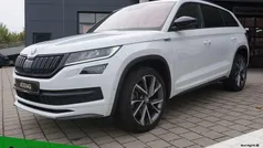Weiss Gebraucht 2021 Skoda Kodiaq SportLine SUV | 35.850 € (Fairer Preis)