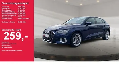Navarrablau metallic Gebraucht 2023 Audi A3 Advanced Plus Limousine | 22.890 € (Superpreis)
