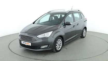 Gebraucht Ford Grand C-Max Titanium 125 PS (91 kW) 2015 Grau Van / Kleinbus