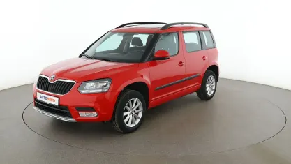 Käytetty Skoda Yeti Ambition 125 HP (91 kW) 2017 Punainen Katumaasturi