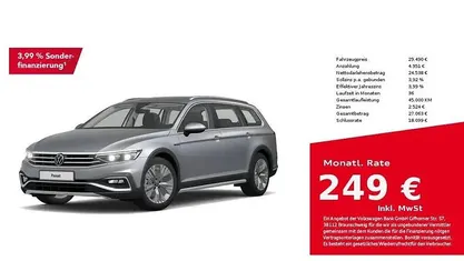 Gebraucht VW Passat Alltrack 200 PS (147 kW) 2023 Pyritsilber metallic Kombi