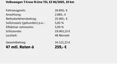 Gebraucht 2025 VW T-Cross Life SUV | 28.850 € (Fairer Preis)