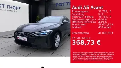 Gebraucht Audi A5 Sport 204 PS (150 kW) 2025 Schwarz Kombi