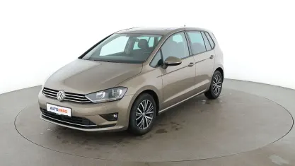 Gebraucht VW Golf Sportsvan Allstar 110 PS (80 kW) 2016 Gelb Van / Kleinbus
