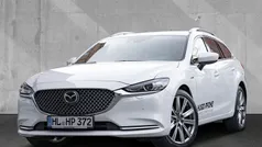 Rhodium white metallic Gebraucht 2024 Mazda 6 20th Anniversary Kombi | 32.690 € (Fairer Preis)