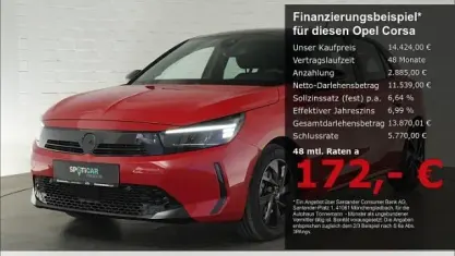 Gebraucht Opel Corsa 101 PS (74 kW) 2024 Rekord rot Kleinwagen