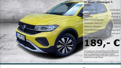 Gebraucht 2025 VW T-Cross Goal SUV | 25.840 € (Fairer Preis)