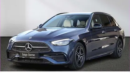 Gebraucht Mercedes C300e AMG 313 PS (230 kW) 2025 Lack sodalithblau Kombi