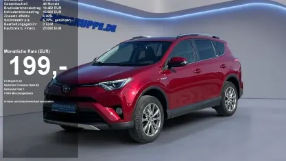 Gebraucht Toyota RAV4 Hybrid Executive 155 PS (114 kW) 2018 Carminrot mica met SUV