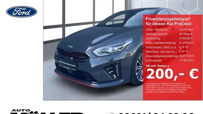 Pentametal met. (metallic) Gebraucht 2021 Kia ProCeed Kleinwagen | 26.899 € (Fairer Preis)