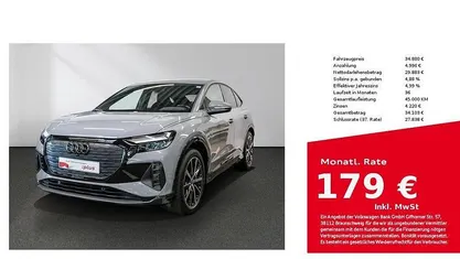 Kieselgrau Gebraucht 2023 Audi Q4 Sportback e-tron Sport SUV | 34.880 € (Fairer Preis)