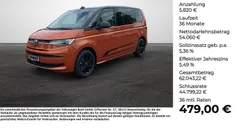 Orange Neu 2025 VW T7 Edition Van | 59.880 € (Guter Preis)