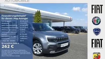 Gebraucht Jeep Avenger Altitude 101 PS (74 kW) 2024 Granite grey metallic (grau) SUV