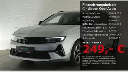Gebraucht Opel Astra 131 PS (96 kW) 2024 Silber Kleinwagen