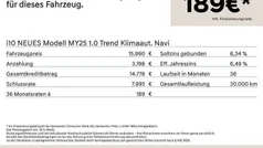 Gebraucht 2025 Hyundai i10 Trend Kleinwagen | 15.990 € (Guter Preis)