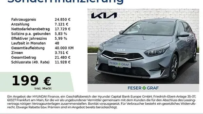 Lunarsilber metallic Neu 2025 Kia Ceed Style Kleinwagen | 24.850 € (Guter Preis)
