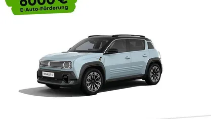 Neu Renault 4 E-Tech Iconic 110 kW (150 PS) 2025 Kumulusblau mit schwarzem dach (blau) SUV
