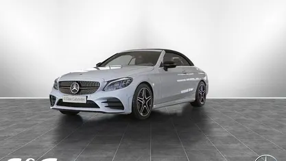 Unilack polarweiß Gebraucht 2022 Mercedes C200 Night Cabrio | 47.690 €