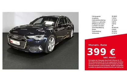 Gebraucht Audi A6 Design 204 PS (150 kW) 2022 Firmamentblau metallic Kombi