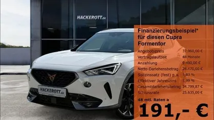 Weiss Gebraucht 2023 Cupra Formentor VZ SUV | 32.480 € (Fairer Preis)