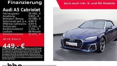 Blau Gebraucht 2022 Audi A5 Cabriolet S-Line Cabrio | 39.460 € (Fairer Preis)