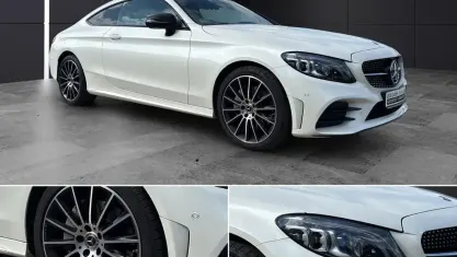 Gebraucht Mercedes C400 AMG line 333 PS (244 kW) 2019 Weiss Coupé
