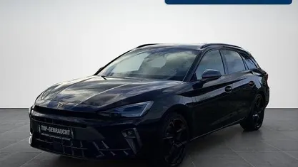 Midnight schwarz metallic Gebraucht 2024 Cupra Leon VZ Kombi | 42.480 € (Fairer Preis)