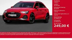 Rot Gebraucht 2024 Audi A3 Sportback S-Line Limousine | 33.732 € (Fairer Preis)