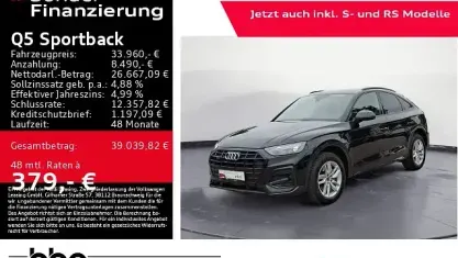 Gebraucht Audi Q5 Sportback Advanced 204 PS (150 kW) 2022 Schwarz SUV