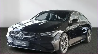 Gebraucht Mercedes CLA200 Shooting Brake AMG 163 PS (119 kW) 2025 Unilack nachtschwarz Kombi