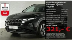 Phantom black Gebraucht 2022 Hyundai Tucson Trend SUV | 26.824 € (Fairer Preis)