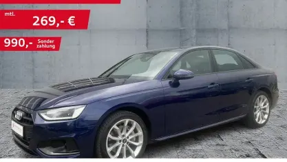 Gebraucht Audi A4 Advanced 204 PS (150 kW) 2022 Navarrablau metallic Limousine