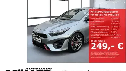 Gebraucht Kia ProCeed GT Comfort 204 PS (150 kW) 2024 Silber Kleinwagen