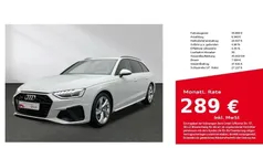 Weiß Gebraucht 2023 Audi A4 S-Line Kombi | 35.980 € (Superpreis)