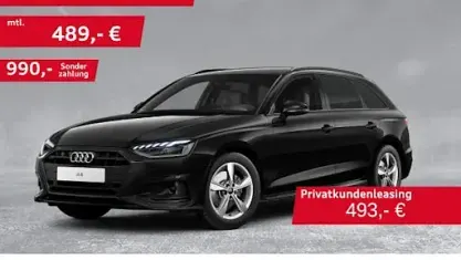 Używany Audi A4 S-Line 150 KM (110 kW) 2024 Czarny Kombi
