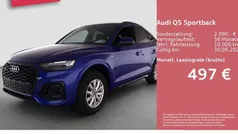 Ultrablau metallic Gebraucht 2024 Audi Q5 Sportback Ambiente SUV | 49.890 € (Fairer Preis)
