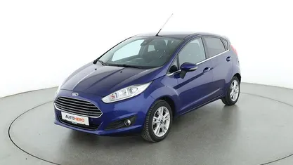 Gebraucht Ford Fiesta Titanium 125 PS (91 kW) 2017 Blau Limousine