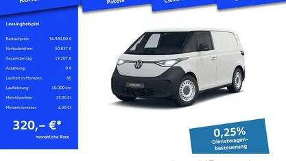 Neu 2026 VW ID. Buzz Van / Kleinbus | 52.837 € (Fairer Preis)