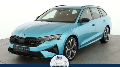 Sea blue metallic Neu 2025 Skoda Octavia RS Kombi | 41.495 € (Fairer Preis)