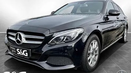 Gebraucht Mercedes C180 Avantgarde 156 PS (114 kW) 2017 Metalliclack obsidianschwarz met Kombi