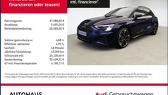 Blau (navarrablau metallic) Gebraucht 2024 Audi A3 Sportback S-Line Kombi | 35.978 € (Fairer Preis)