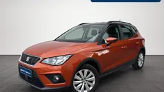 "eclipse" orange / dach schwarz metallic Gebraucht 2018 Seat Arona Style SUV | 14.980 € (Fairer Preis)