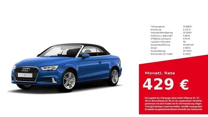 Gebraucht 2020 Audi A3 Cabriolet Sport Cabrio | 24.880 € (Fairer Preis)