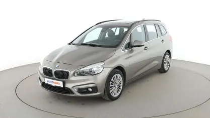 Gebraucht BMW 218 Gran Tourer Luxury Line 150 PS (110 kW) 2017 Grau Van / Kleinbus