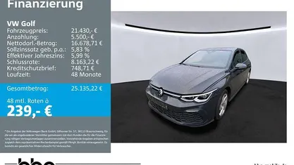 Gebraucht VW Golf VIII GTE 245 PS (180 kW) 2021 Limousine