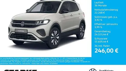 Blau Gebraucht 2024 VW T-Cross Goal SUV | 23.990 € (Fairer Preis)