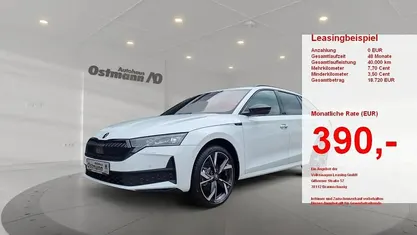 Weiß Neu 2025 Skoda Octavia SportLine Kombi | 35.990 € (Guter Preis)